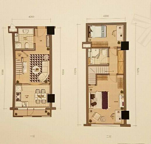 [5.4m]50方loft朝南-杭州新天地loft公寓