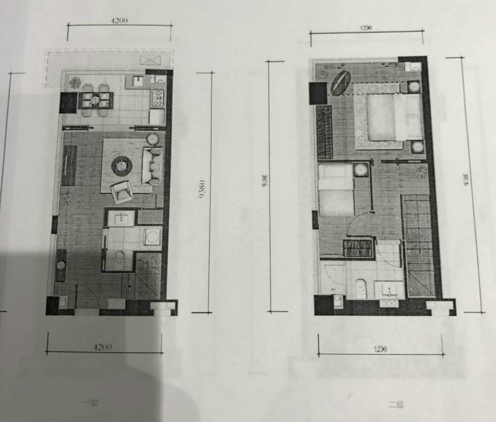 [5.4m]50方朝北-杭州新天地loft公寓