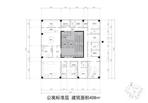 高层408方c'-5室2厅5卫